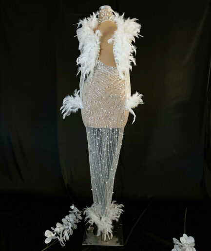 Ivory Feathered Lace Dream